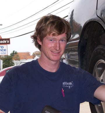 Photo of a car mechanic at Hollenshade's Auto Repair Service