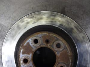 warped brake rotor