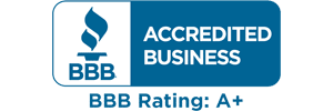 Better Business Bureau logo on Hollenshade's website